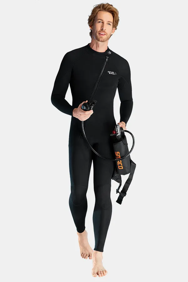 1.5MM Oblique Front Zipper Warm Surfing One-Piece Cold-Proof Diving Suit For Men
