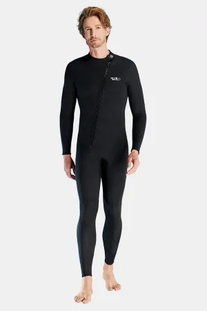 1.5MM Oblique Front Zipper Warm Surfing One-Piece Cold-Proof Diving Suit For Men