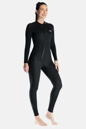 1.5MM Oblique Front Zipper Warm Surfing One-Piece Cold-Proof Diving Suit For Women