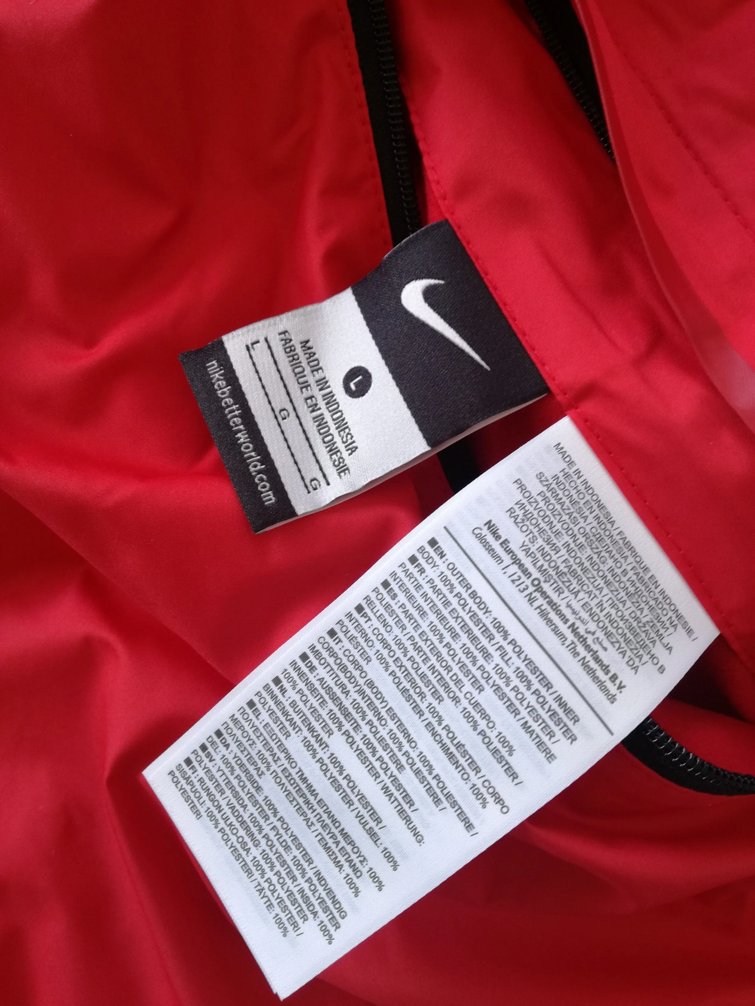 2010/11 Man Utd Padded Winter Jacket (L)