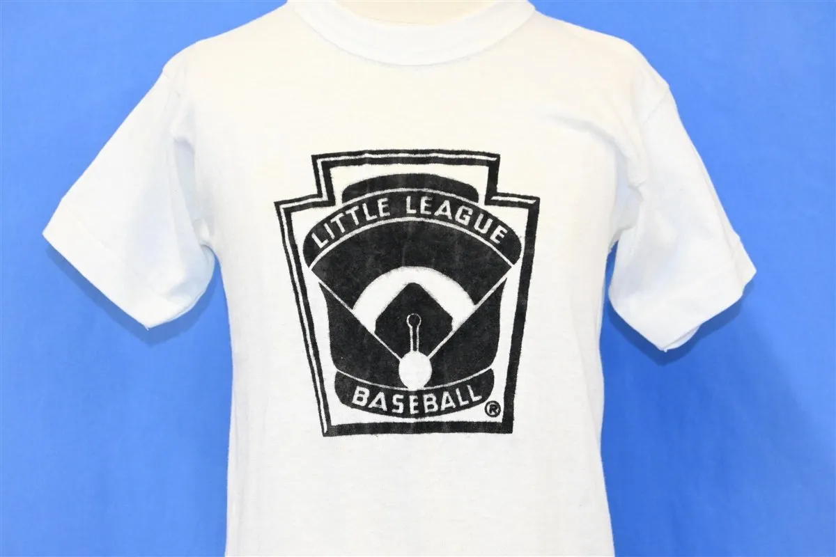 50s Little League Baseball Flocked Yankees t-shirt Youth Medium