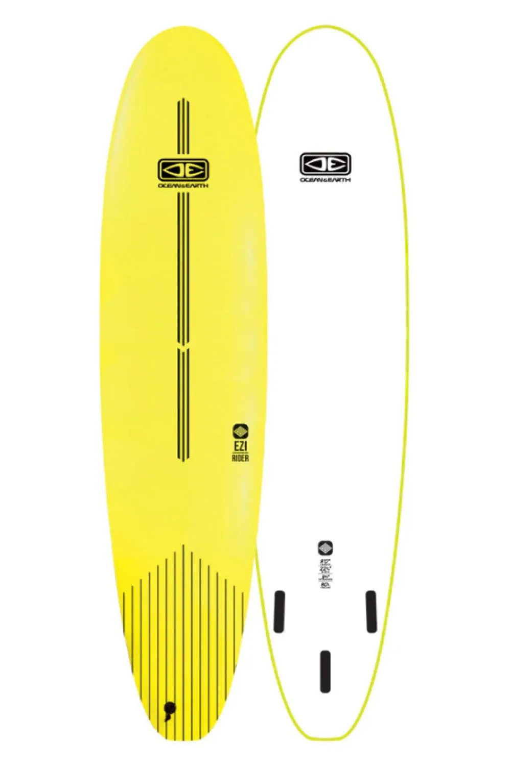 8ft Ocean & Earth Ezi Rider Softboard - Comes with fins