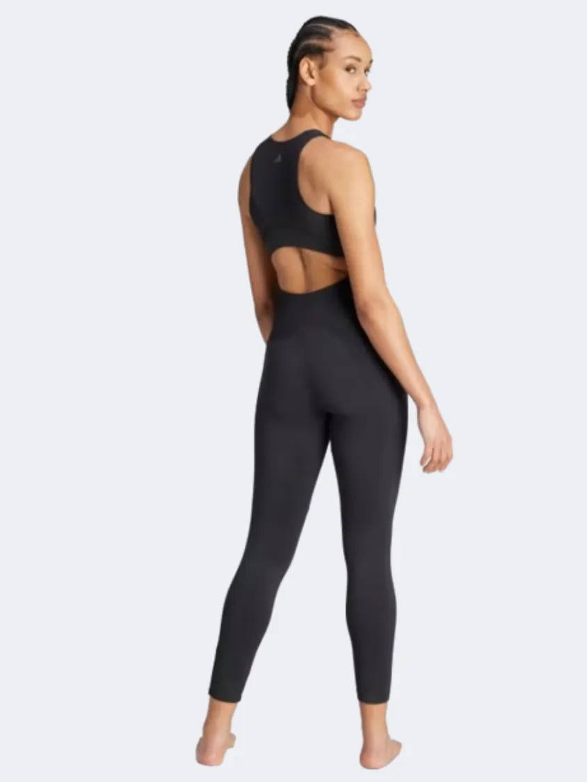 Adidas Yoga Onesie Women Training Body Suit Black/Grey