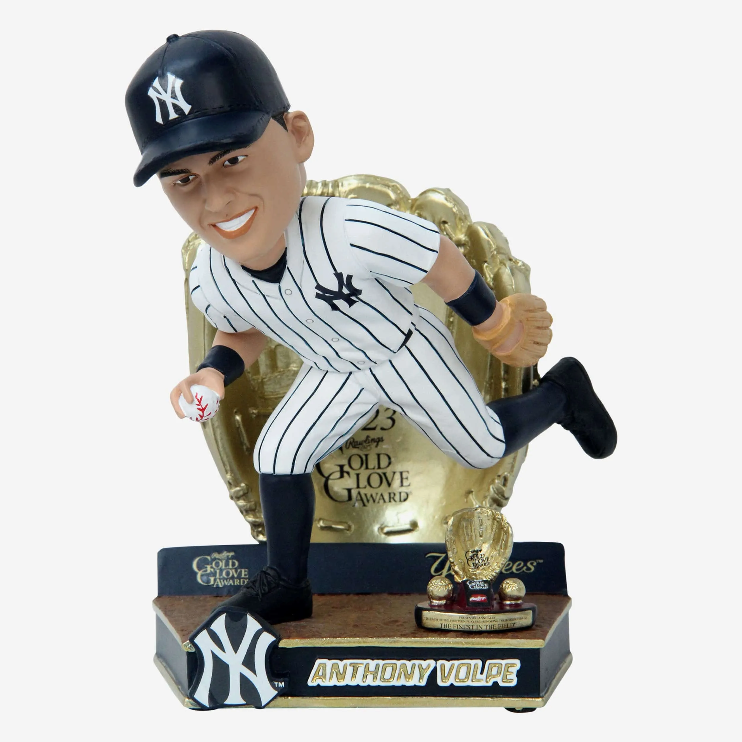 Anthony Volpe New York Yankees 2023 Gold Glove Bobblehead