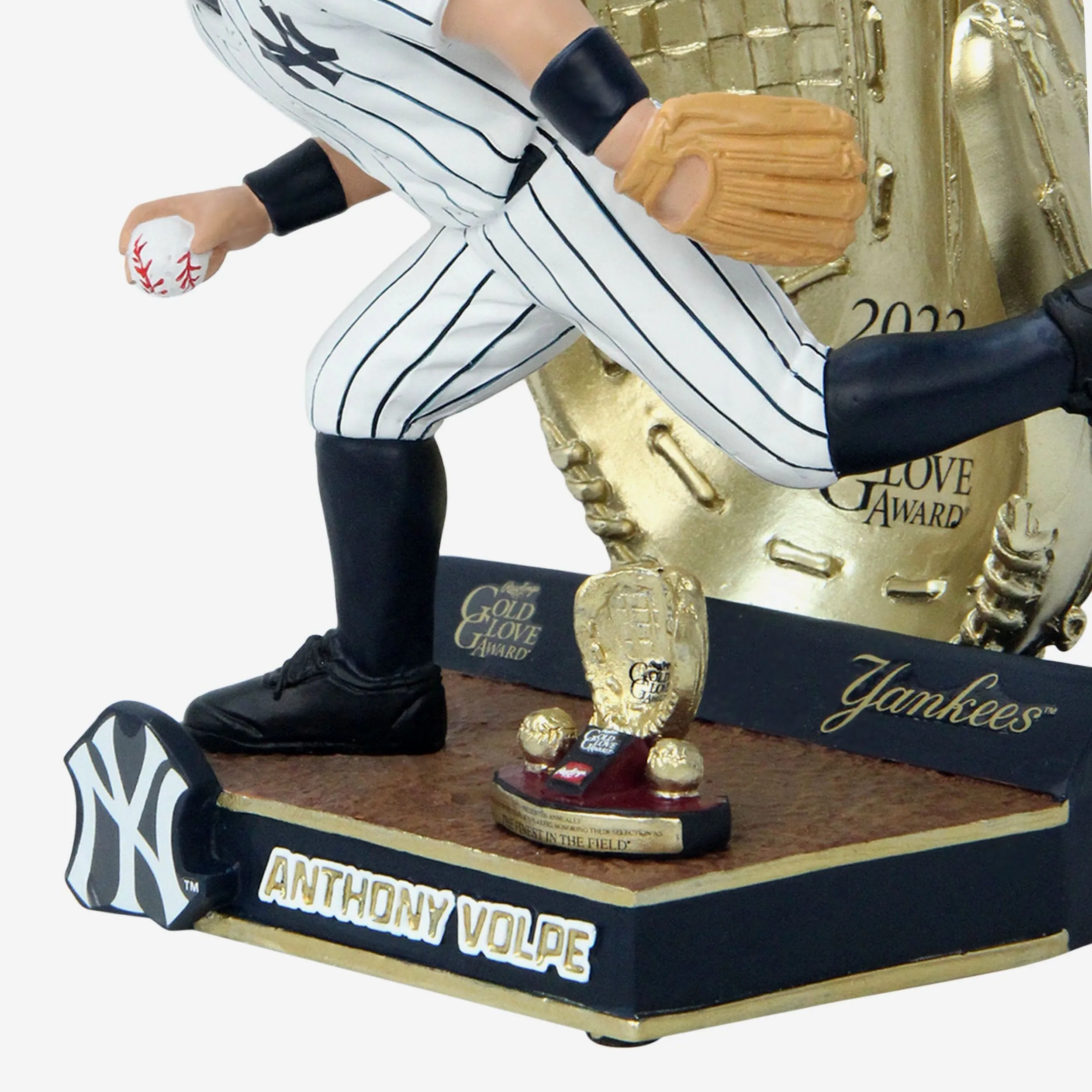 Anthony Volpe New York Yankees 2023 Gold Glove Bobblehead