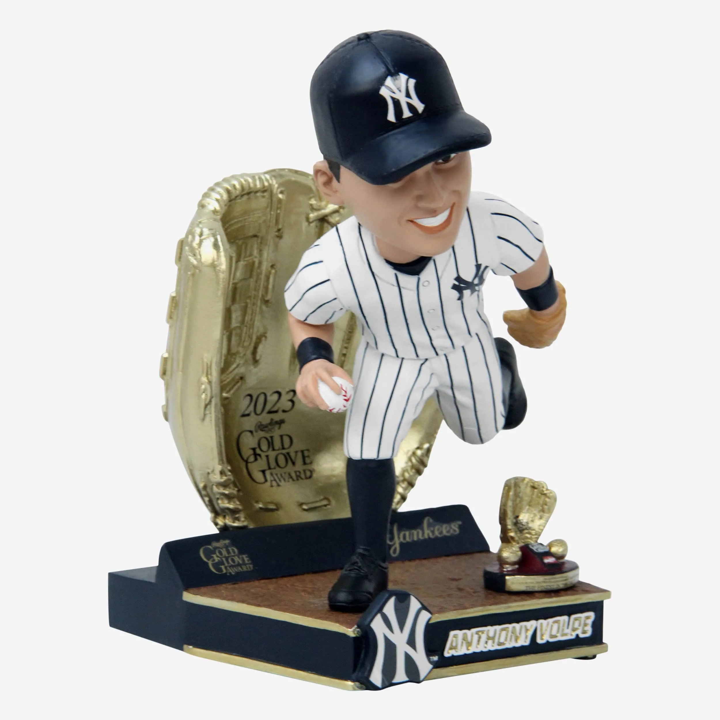 Anthony Volpe New York Yankees 2023 Gold Glove Bobblehead