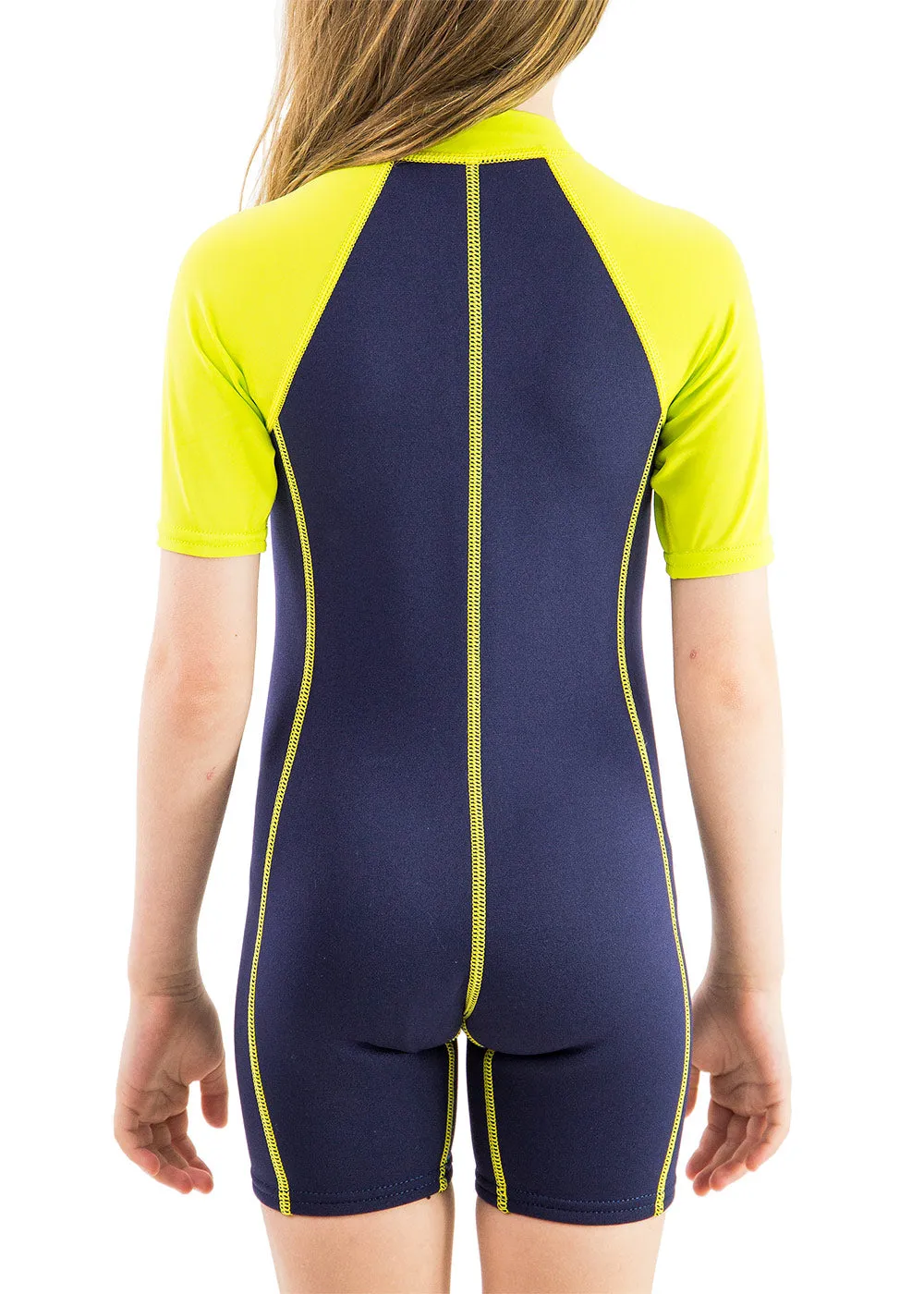 Aropec Youth Short Sleeve Neoprene Lycra Swimsuit