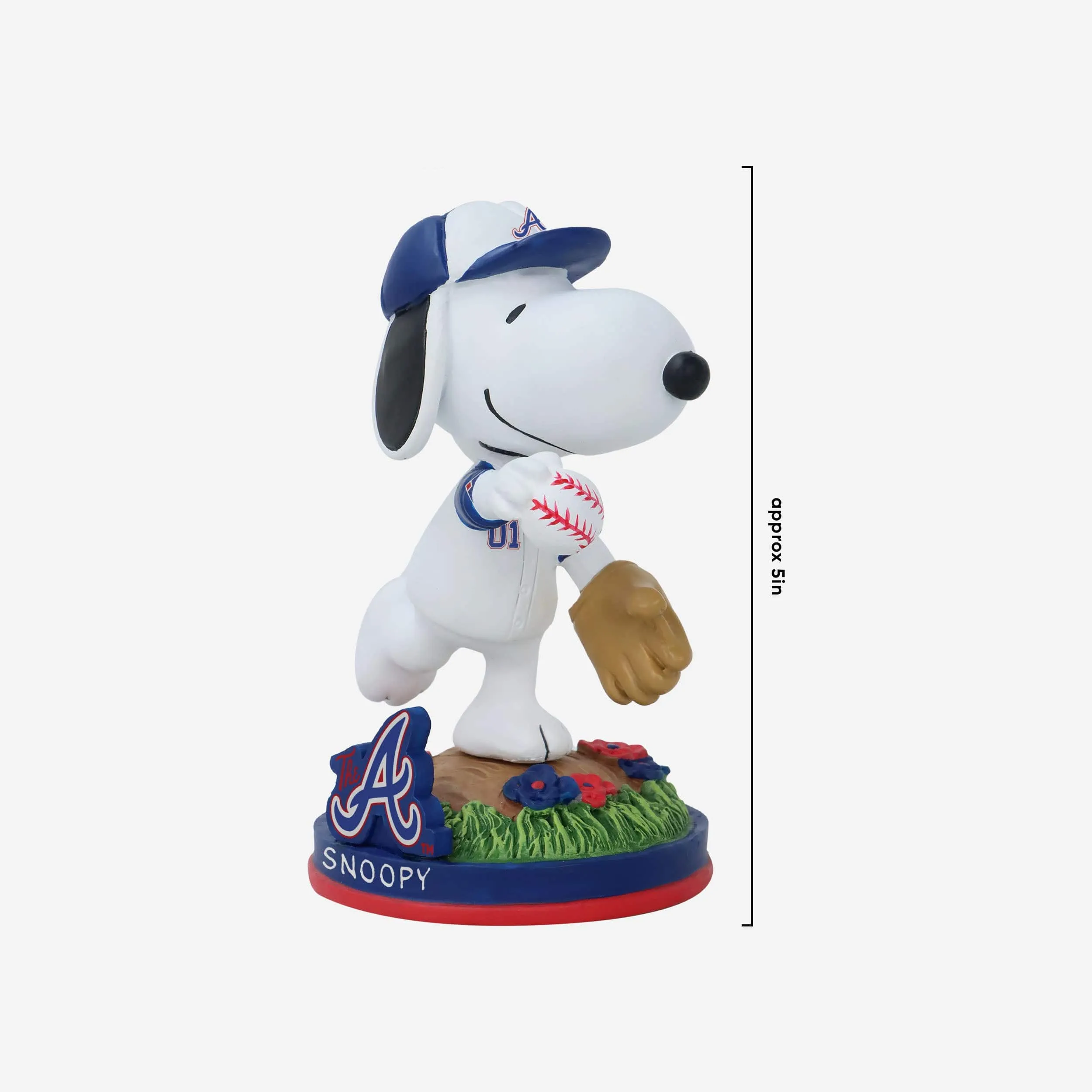 Atlanta Braves Snoopy Peanuts City Connect Bobblehead