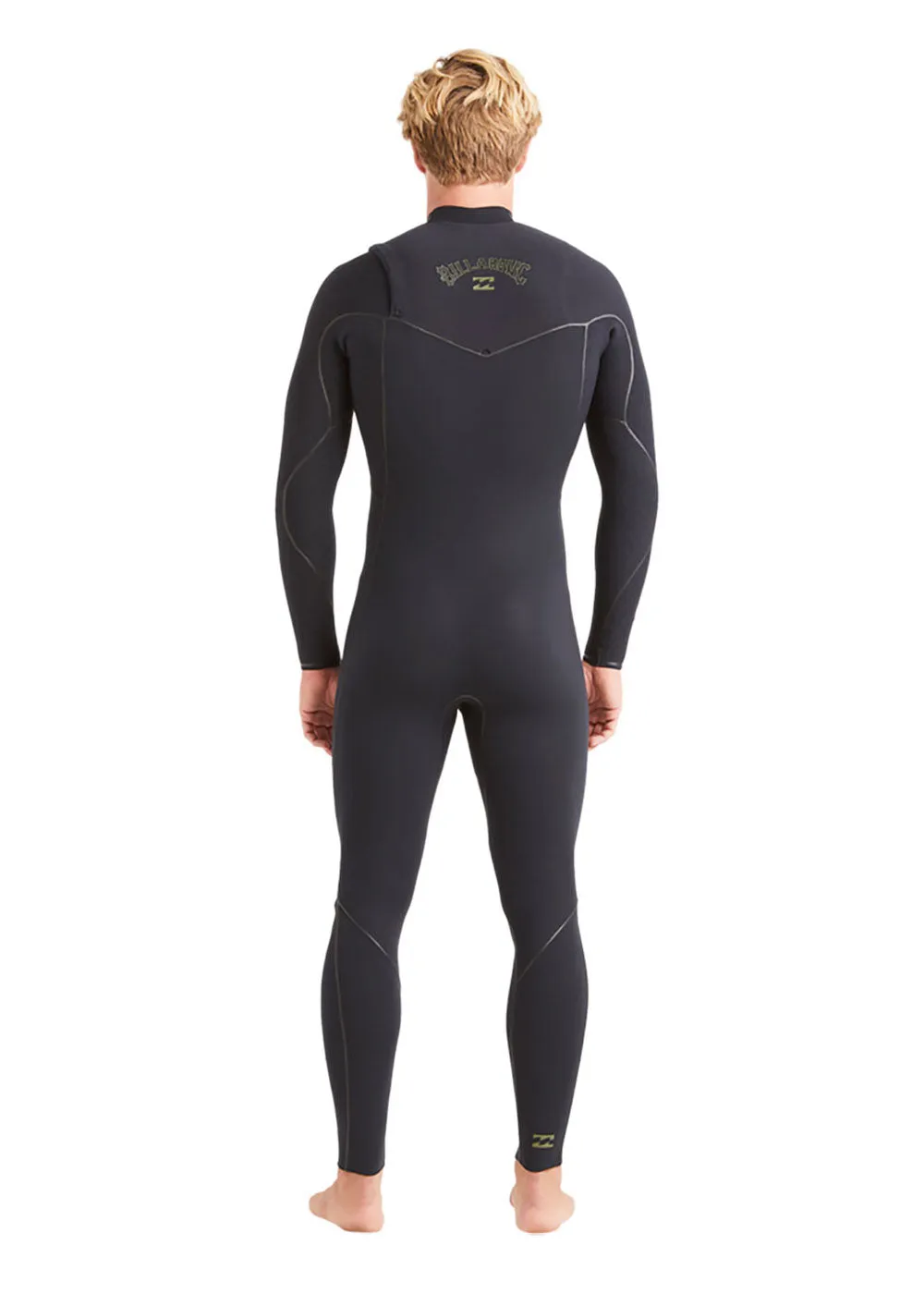 Billabong Mens 3/2mm Furnace Natural Chest Zip Long Sleeve Steamer Wetsuit