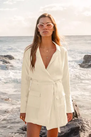 Blazer Dress- Beige