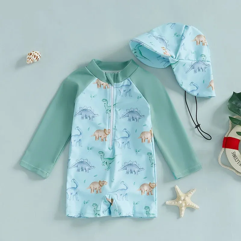 Blue Baby Boy Rash Guard