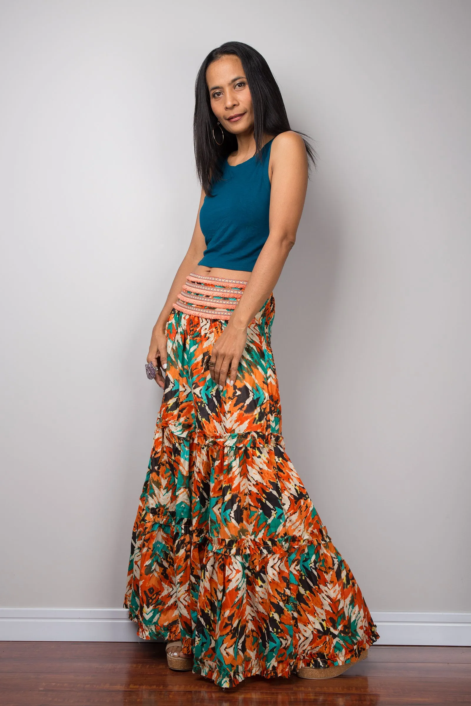 Boho Maxi Skirt
