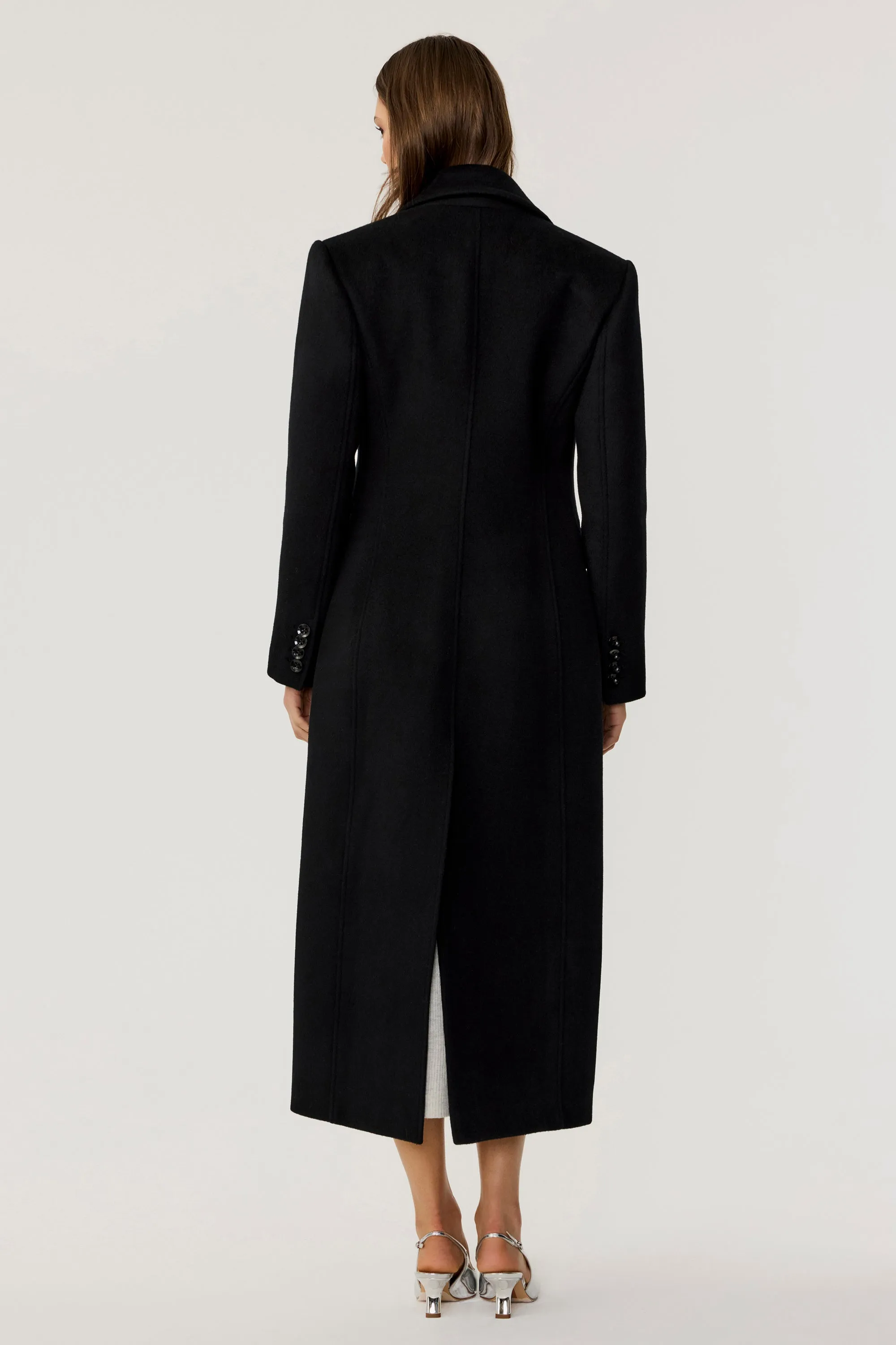Bria Tailored Wool Coat
