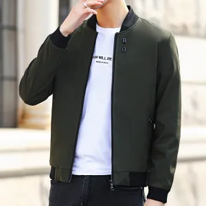 Casual Stand-Up Collar Baseball Uniform Men's