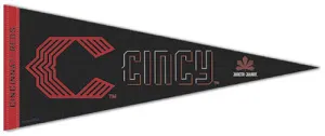 Cincinnati Reds "Cincy" Official MLB City Connect Style Premium Felt Pennant - Wincraft Inc.