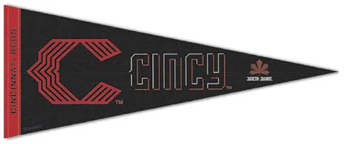 Cincinnati Reds "Cincy" Official MLB City Connect Style Premium Felt Pennant - Wincraft Inc.