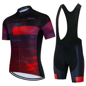 Cycling Jersey Suit 2023 Vendull Team Men Cycling Set Racing Bicycle Clothing Kit Breathable Mountain Bike Clothes Sportwears