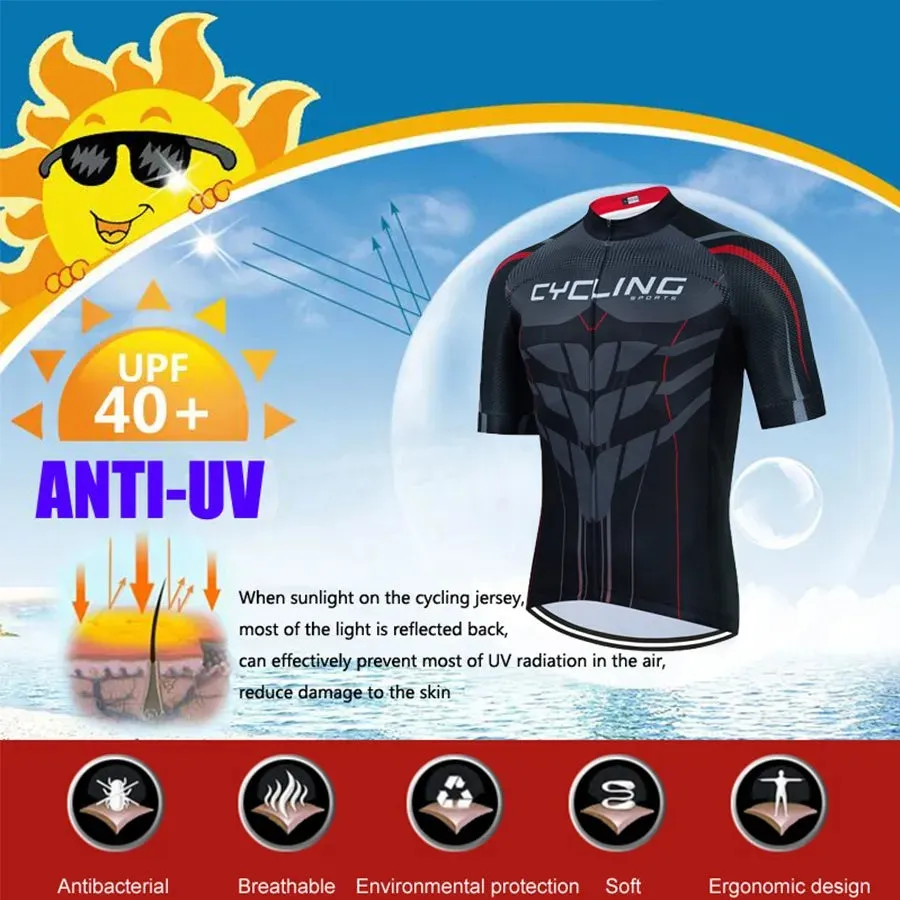 CYKLOPEDIA Cycling Sets Summer Bicycle Clothing Breathable Mountain Cycling Clothes Suits Ropa Ciclismo Verano Triathlon Jersey