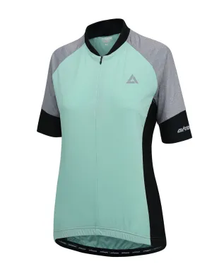 Damen Fahrradtrikot Kurzarm Pro Line Blau Setprodukt