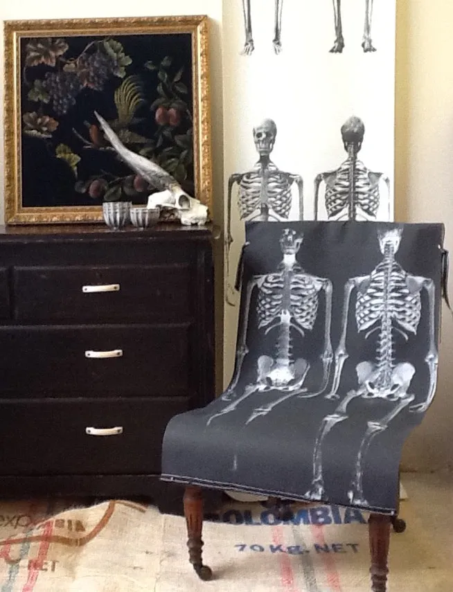 Dem Bones Wallpaper - Mini Skeleton