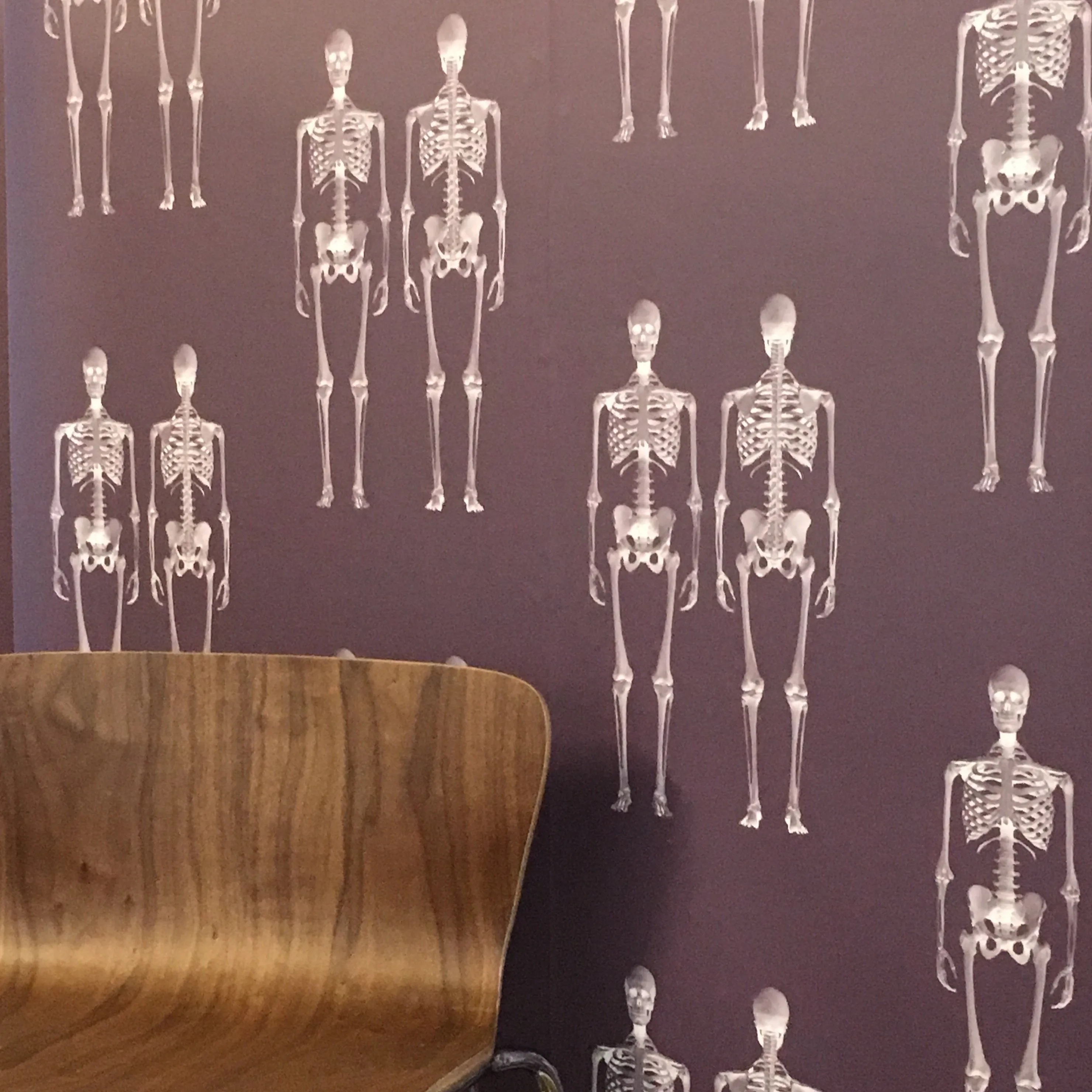 Dem Bones Wallpaper - Mini Skeleton