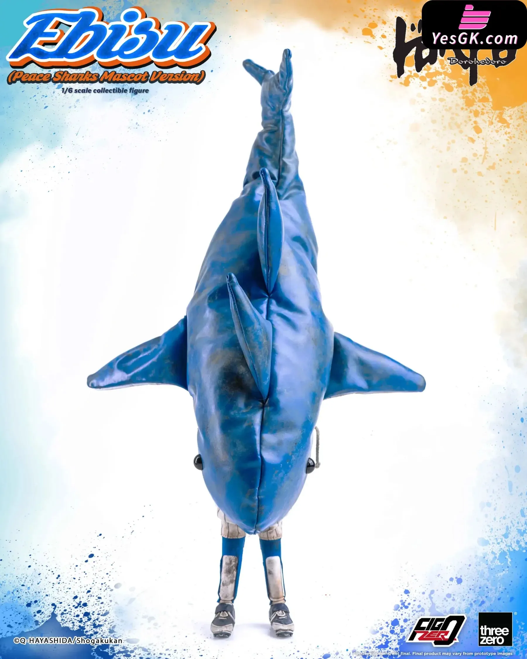 Dorohedoro FigZero Ebisu (Peace Sharks Mascot Version) 3Z07150W0 (Licensed) Action Figure - Threezero Studio [Pre-Order]