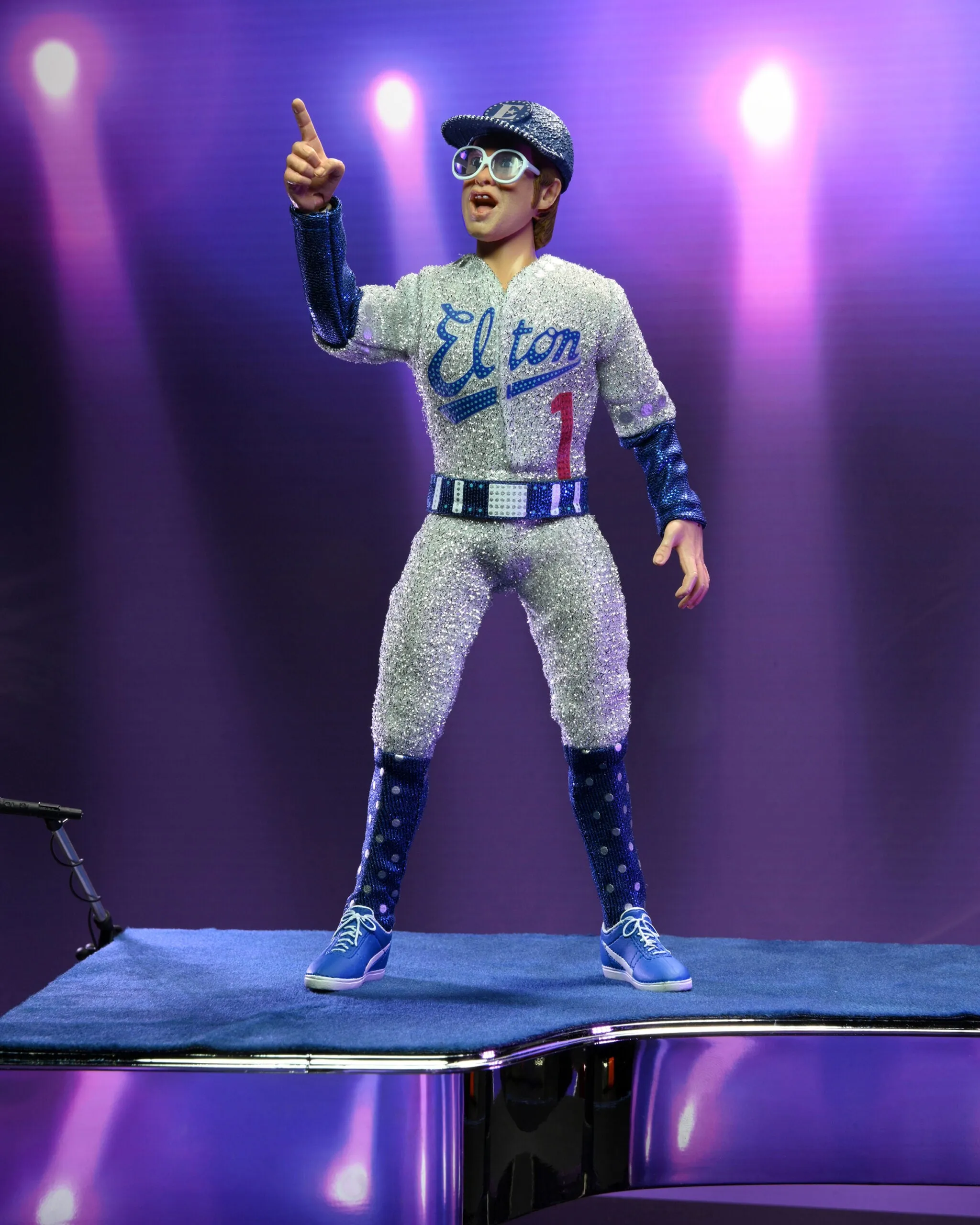 Elton John Elton John (Live in ’75) 8” Clothed Action Figure - NECA