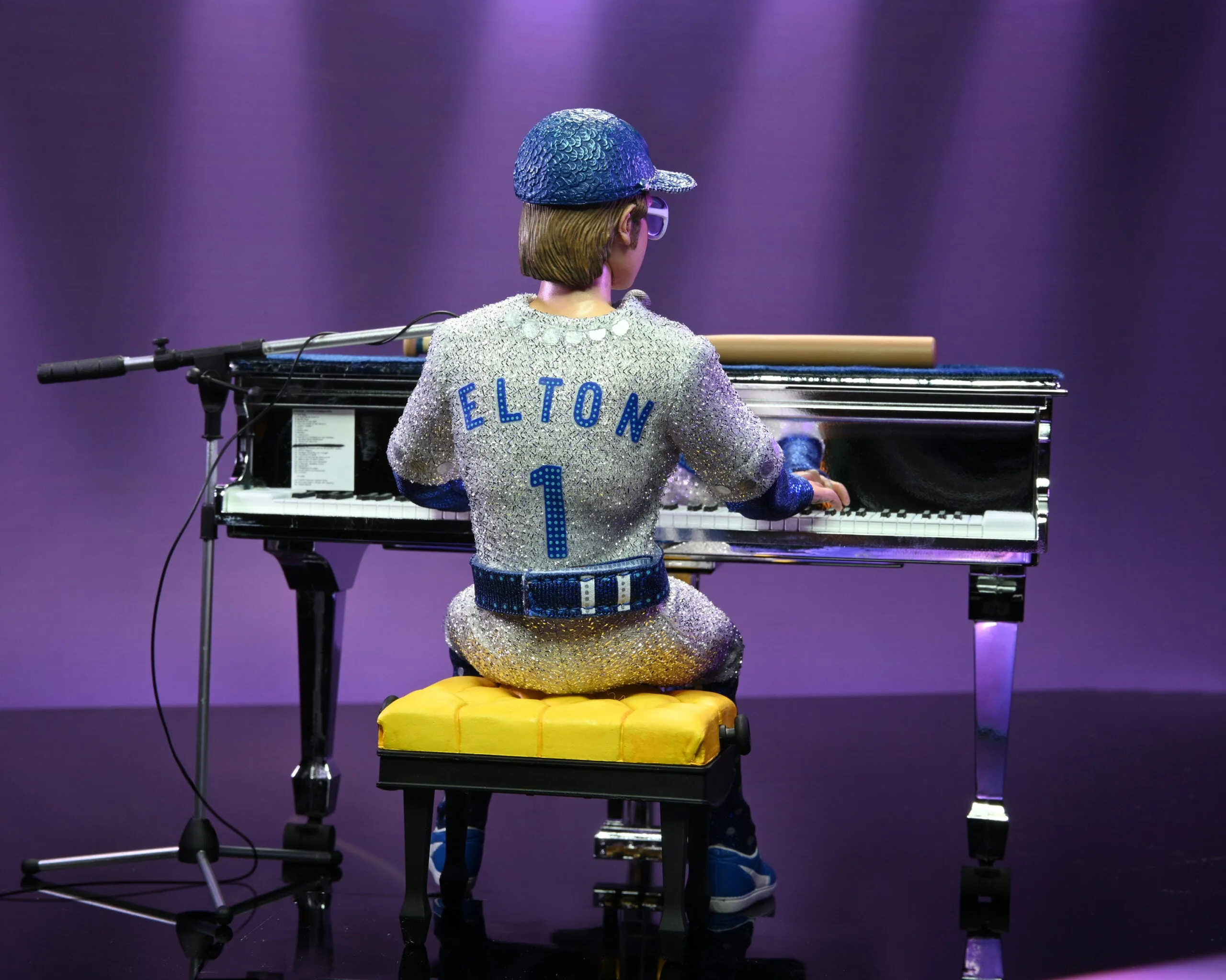 Elton John Elton John (Live in ’75) 8” Clothed Action Figure - NECA