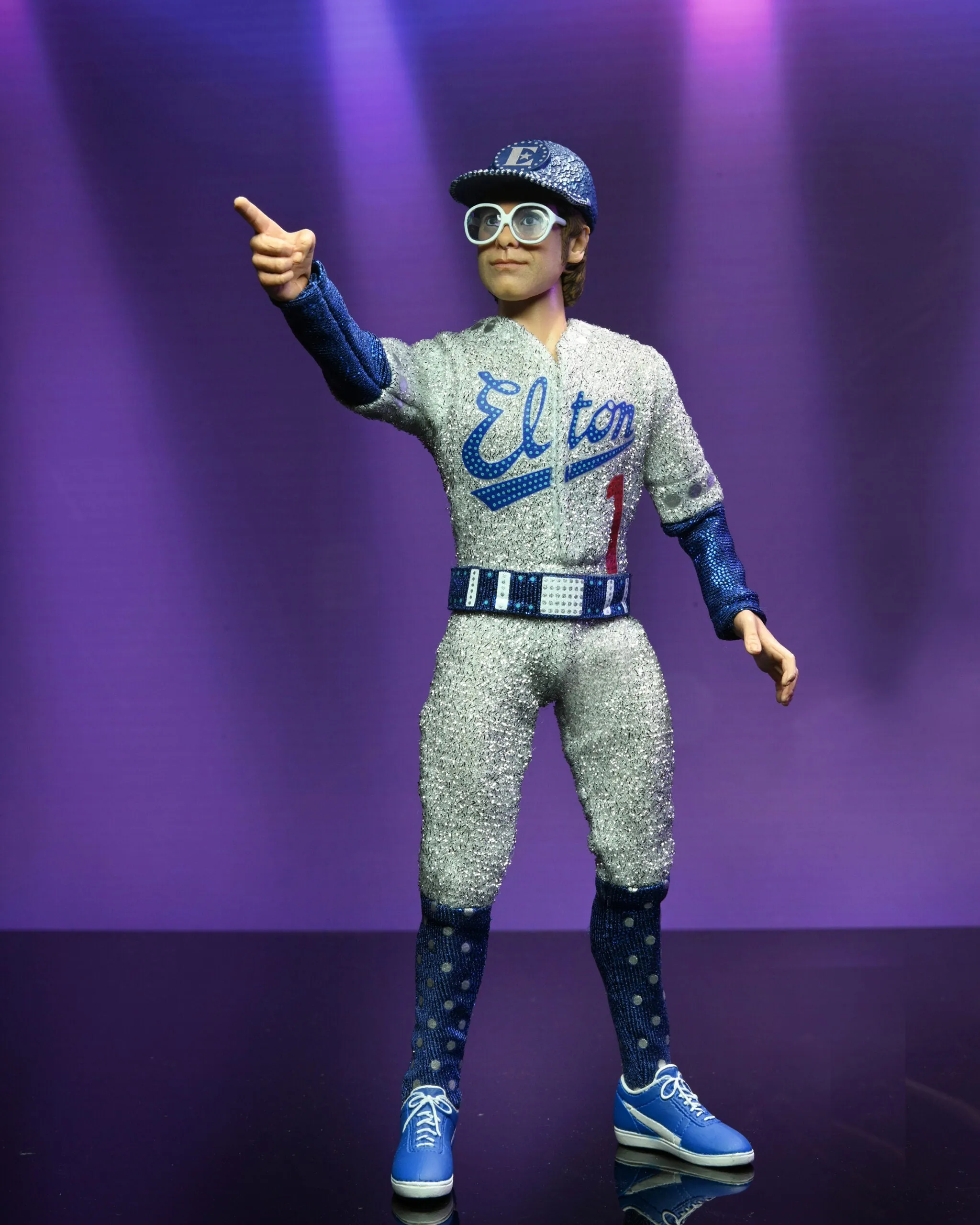 Elton John Elton John (Live in ’75) 8” Clothed Action Figure - NECA