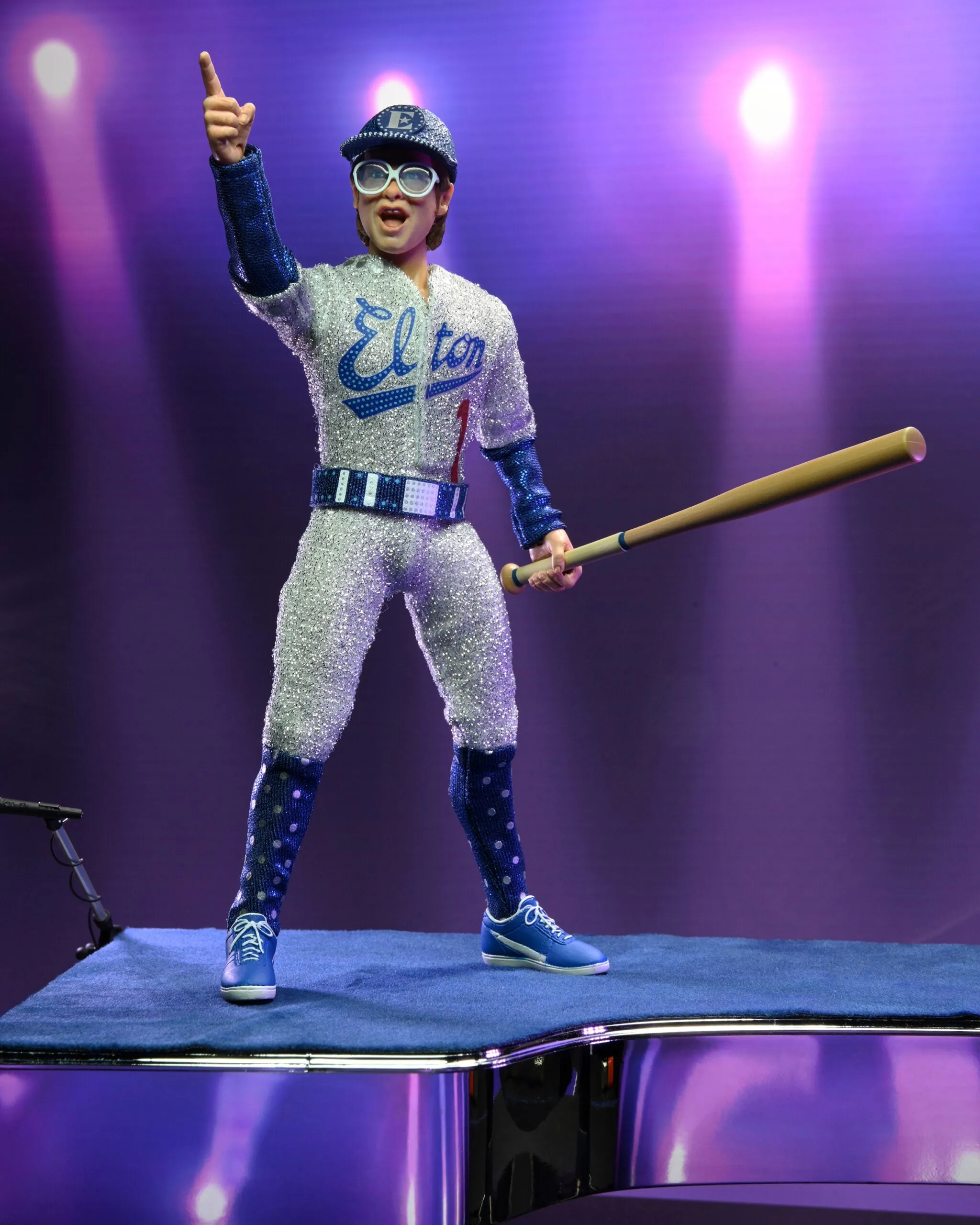Elton John Elton John (Live in ’75) 8” Clothed Action Figure - NECA