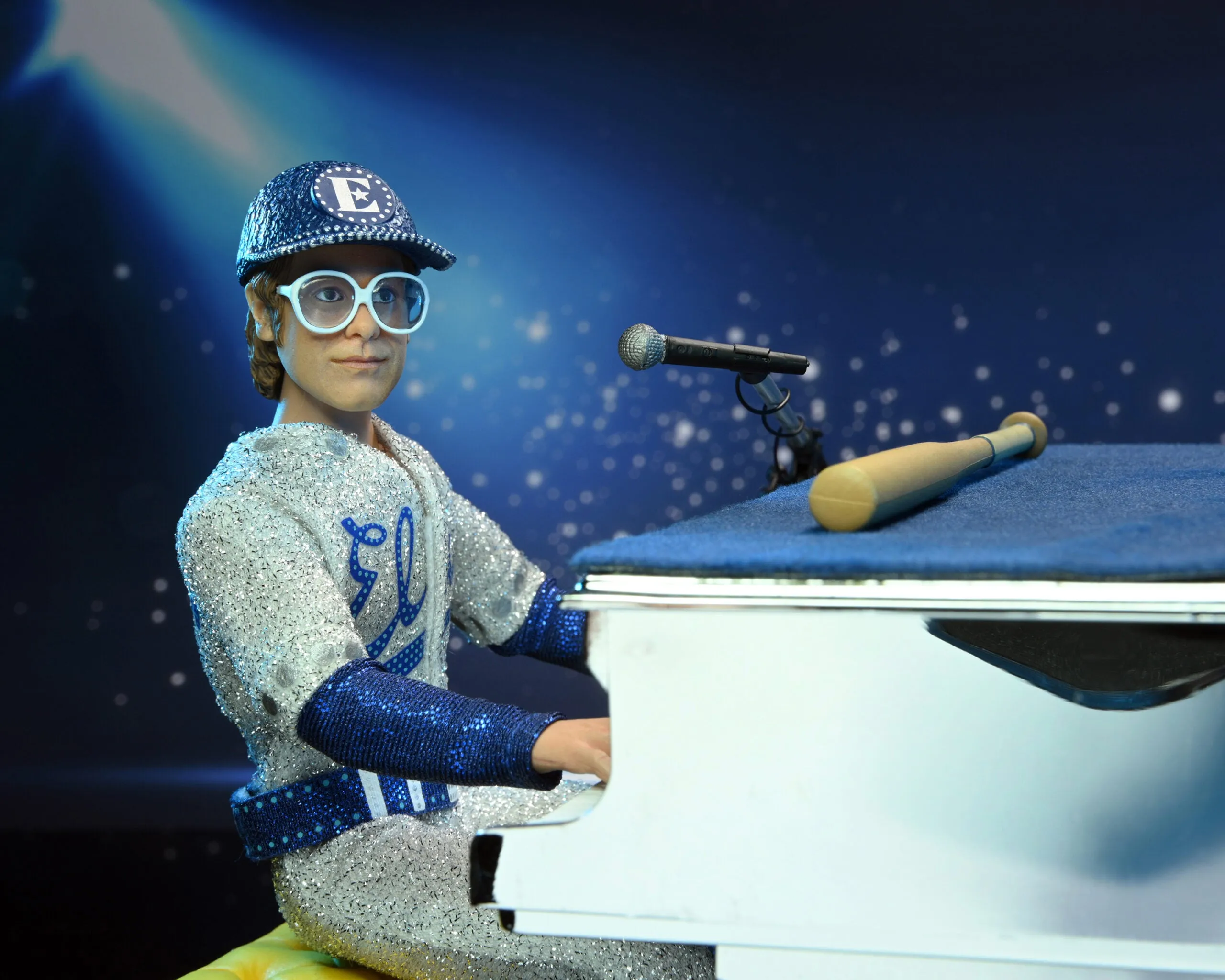 Elton John Elton John (Live in ’75) 8” Clothed Action Figure - NECA