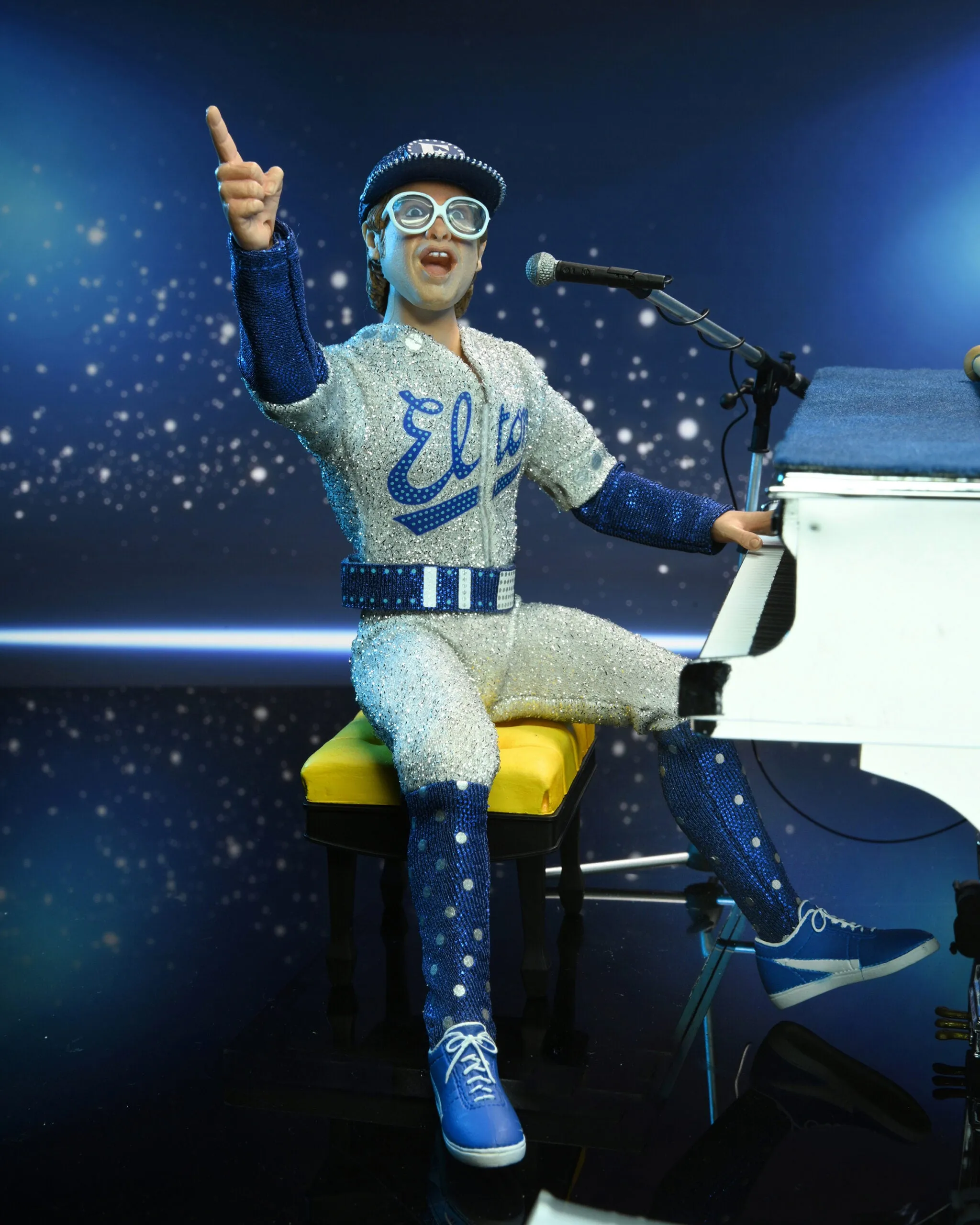 Elton John Elton John (Live in ’75) 8” Clothed Action Figure - NECA