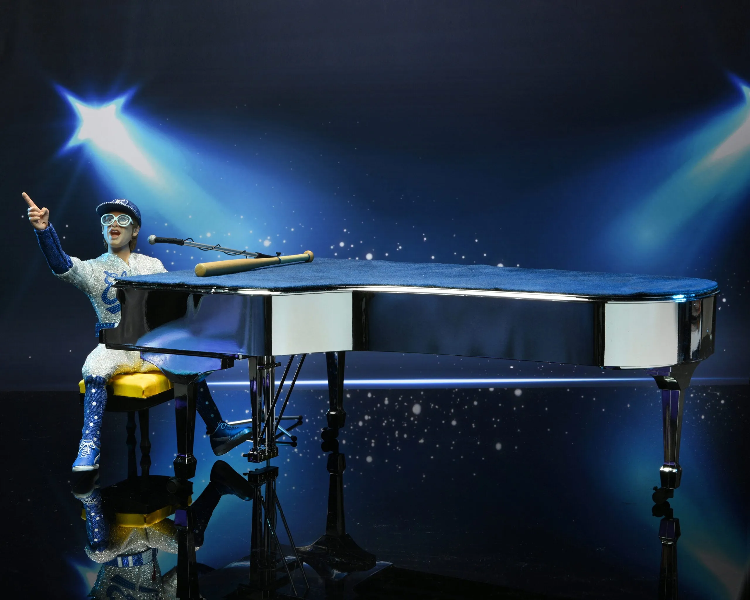 Elton John Elton John (Live in ’75) 8” Clothed Action Figure - NECA