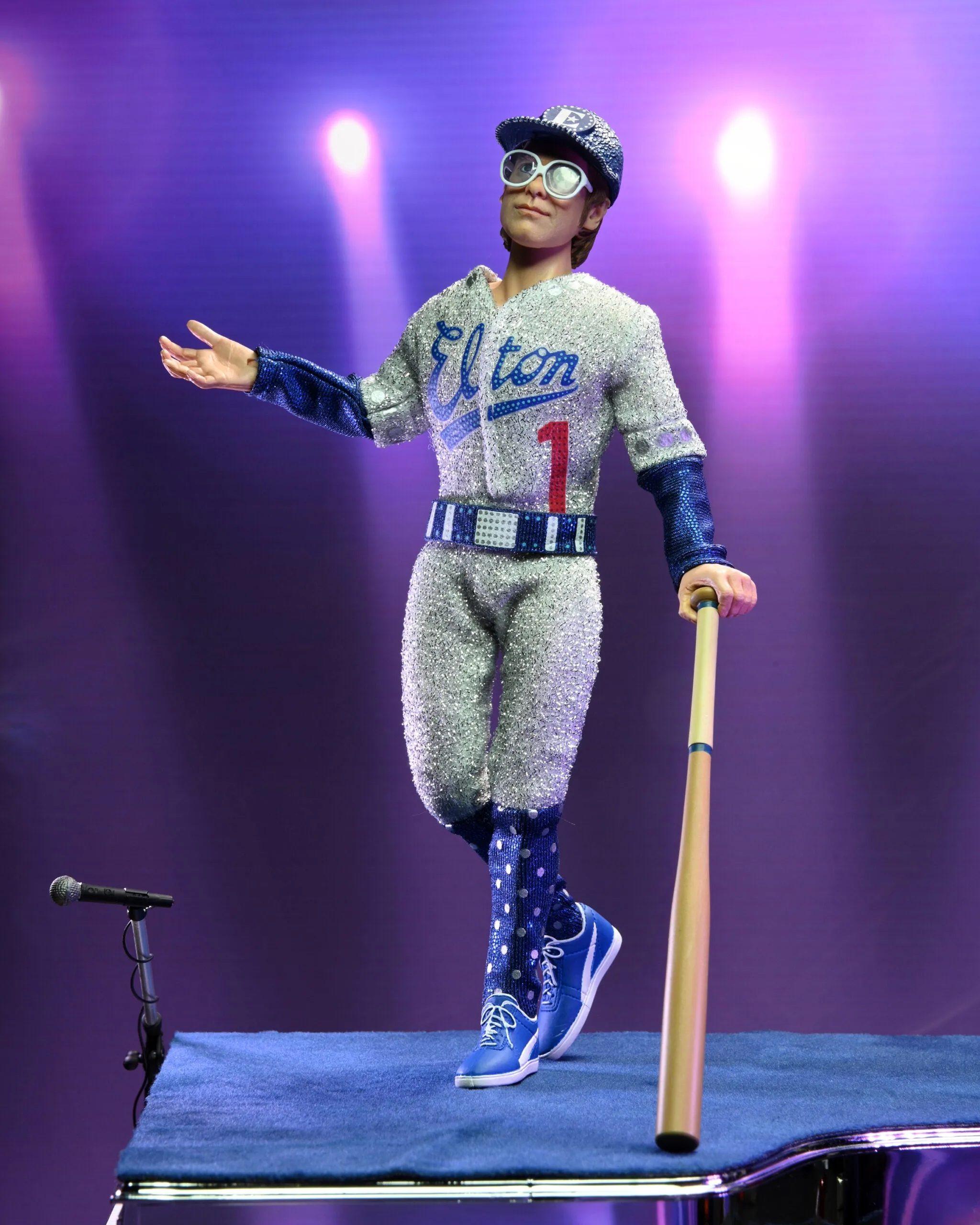 Elton John Elton John (Live in ’75) 8” Clothed Action Figure - NECA