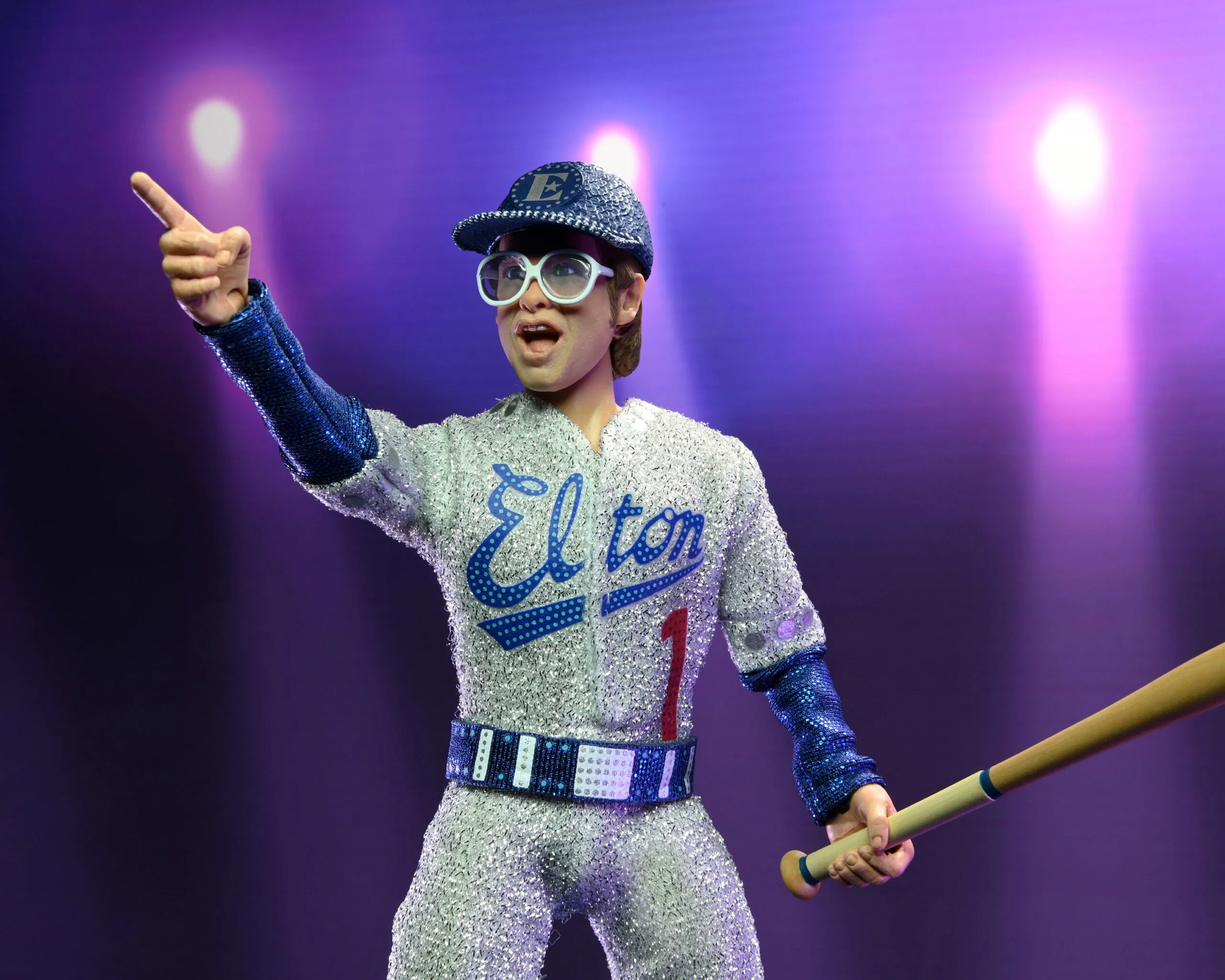 Elton John Elton John (Live in ’75) 8” Clothed Action Figure - NECA