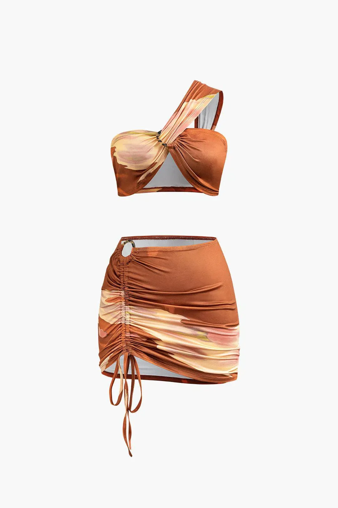 Elyora – Trendy look – Crop top and skirt set
