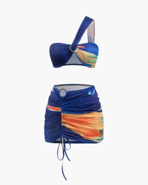 Elyora – Trendy look – Crop top and skirt set