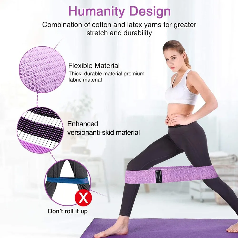 Fitness Rubber Band Elastic Yoga Resistance