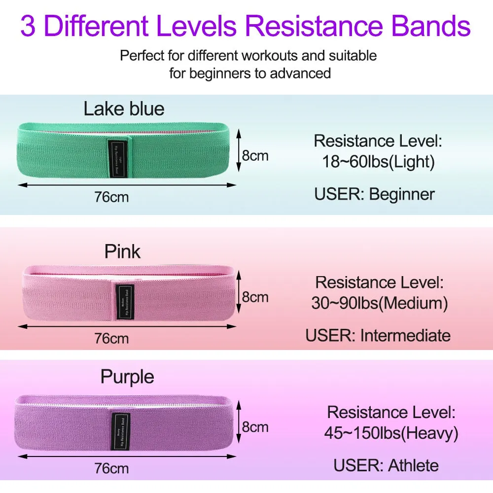 Fitness Rubber Band Elastic Yoga Resistance