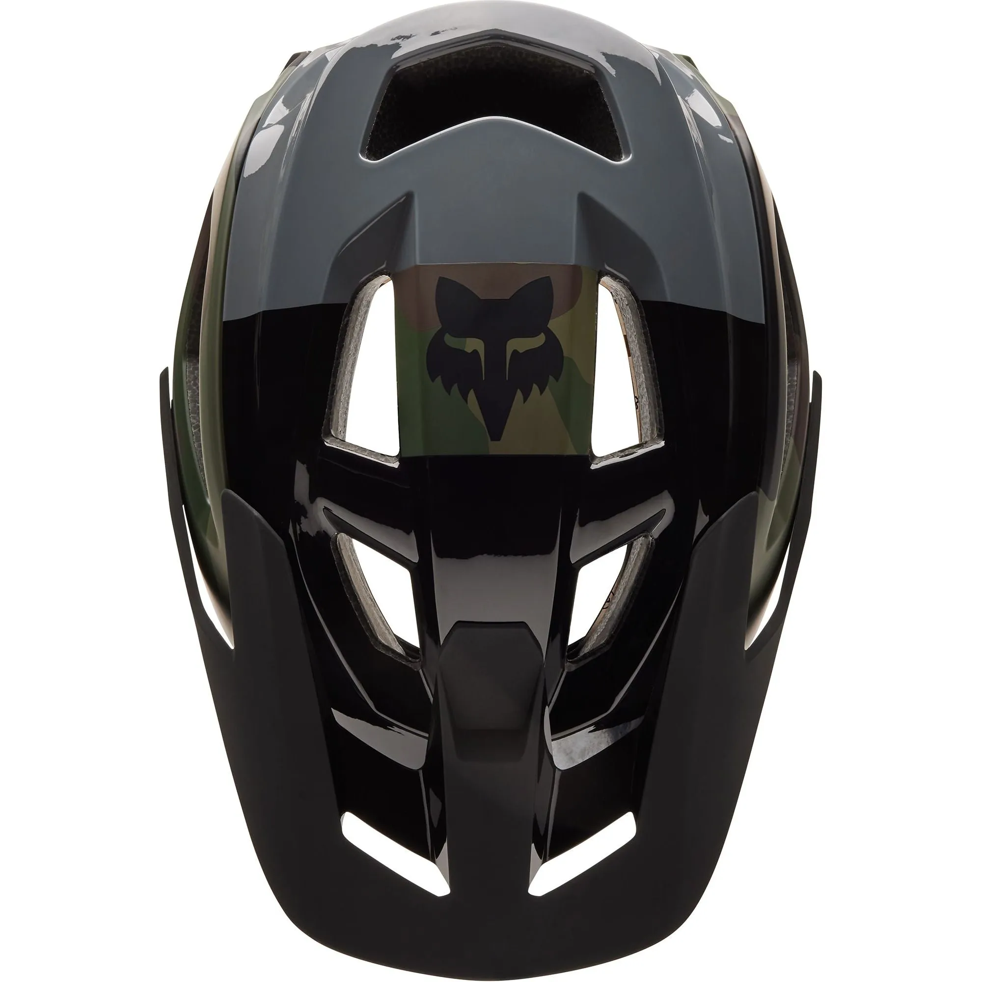 Fox Speedframe Pro Camo MTB Cycling Helmet - Green