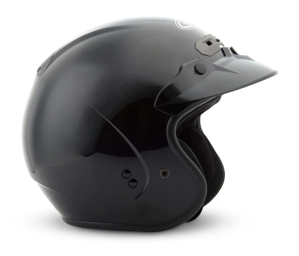 GMax GM32 Black Open Face Helmet