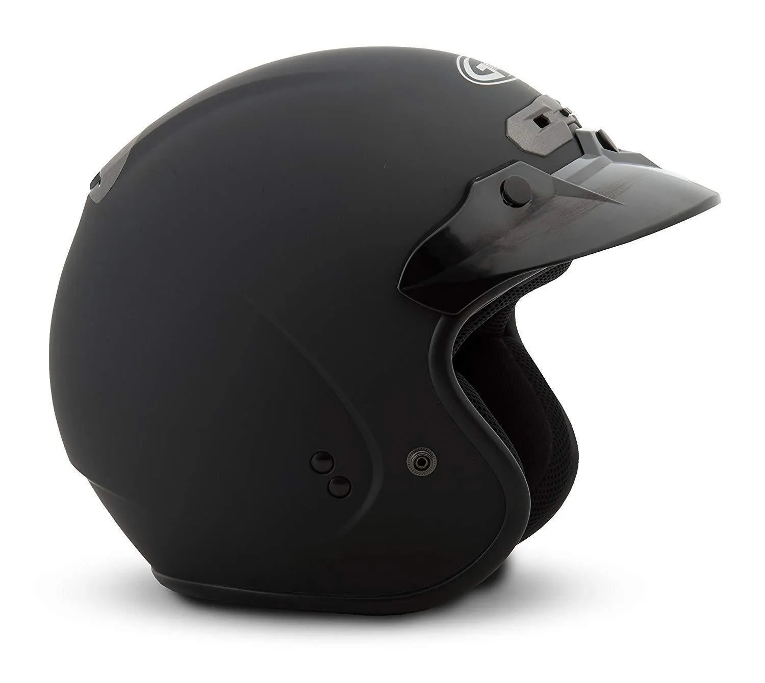 GMax GM32 Matte Black Open Face Helmet