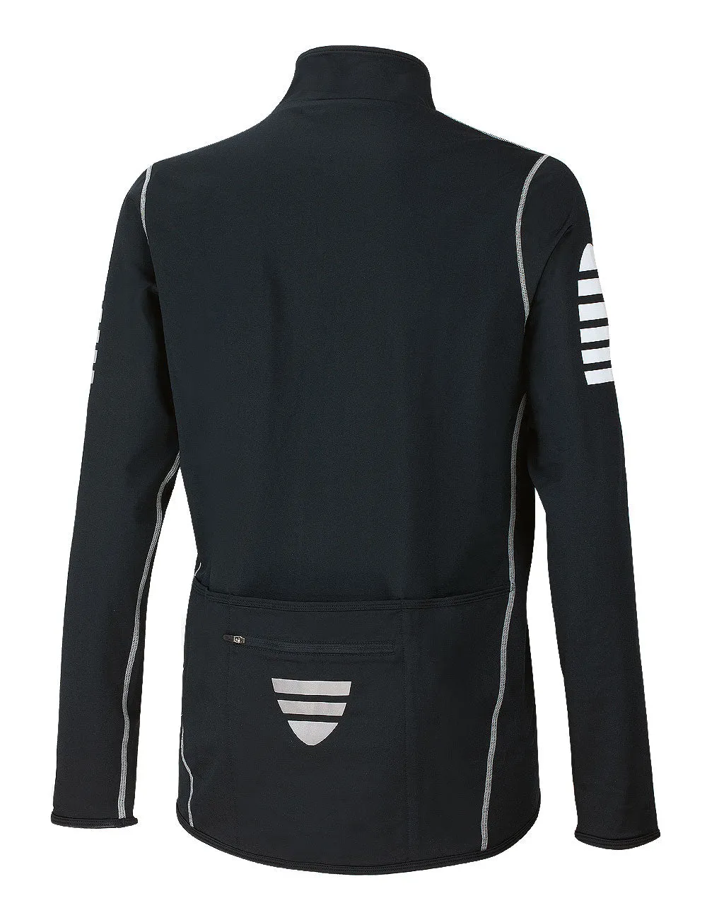 Herreh Thermo Radtrikot Pro Schwarz-Silber Setprodukt