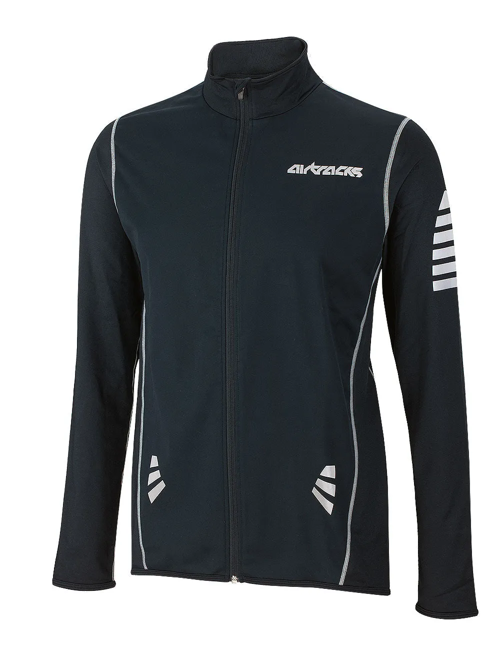 Herreh Thermo Radtrikot Pro Schwarz-Silber Setprodukt