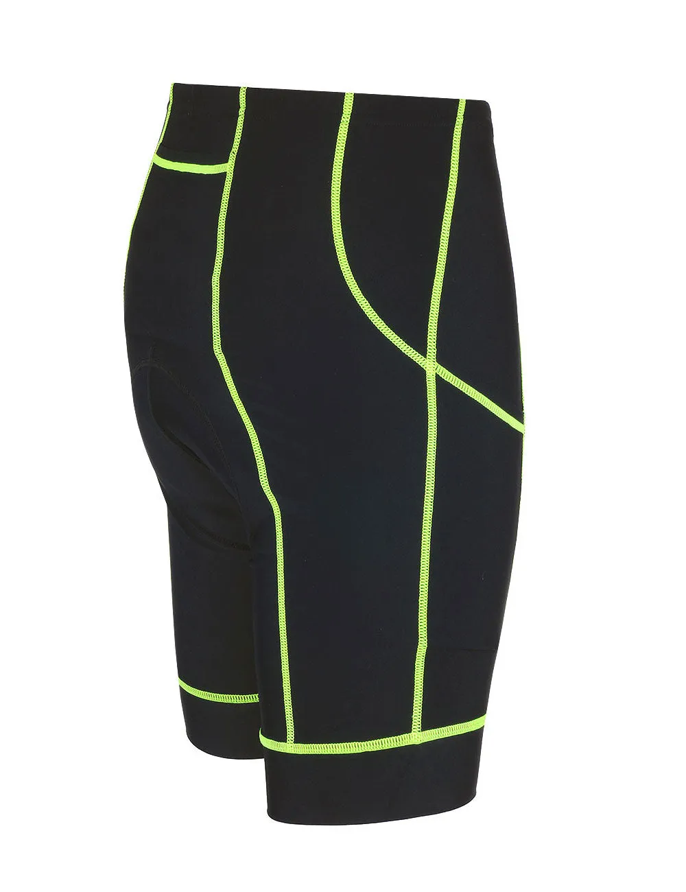 Herren Fahrradhose Kurz Pro Schwarz-Neon Setprodukt