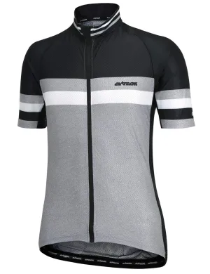 Herren Fahrradtrikot Kurzarm Pro Line III Schwarz-Grau Setprodukt