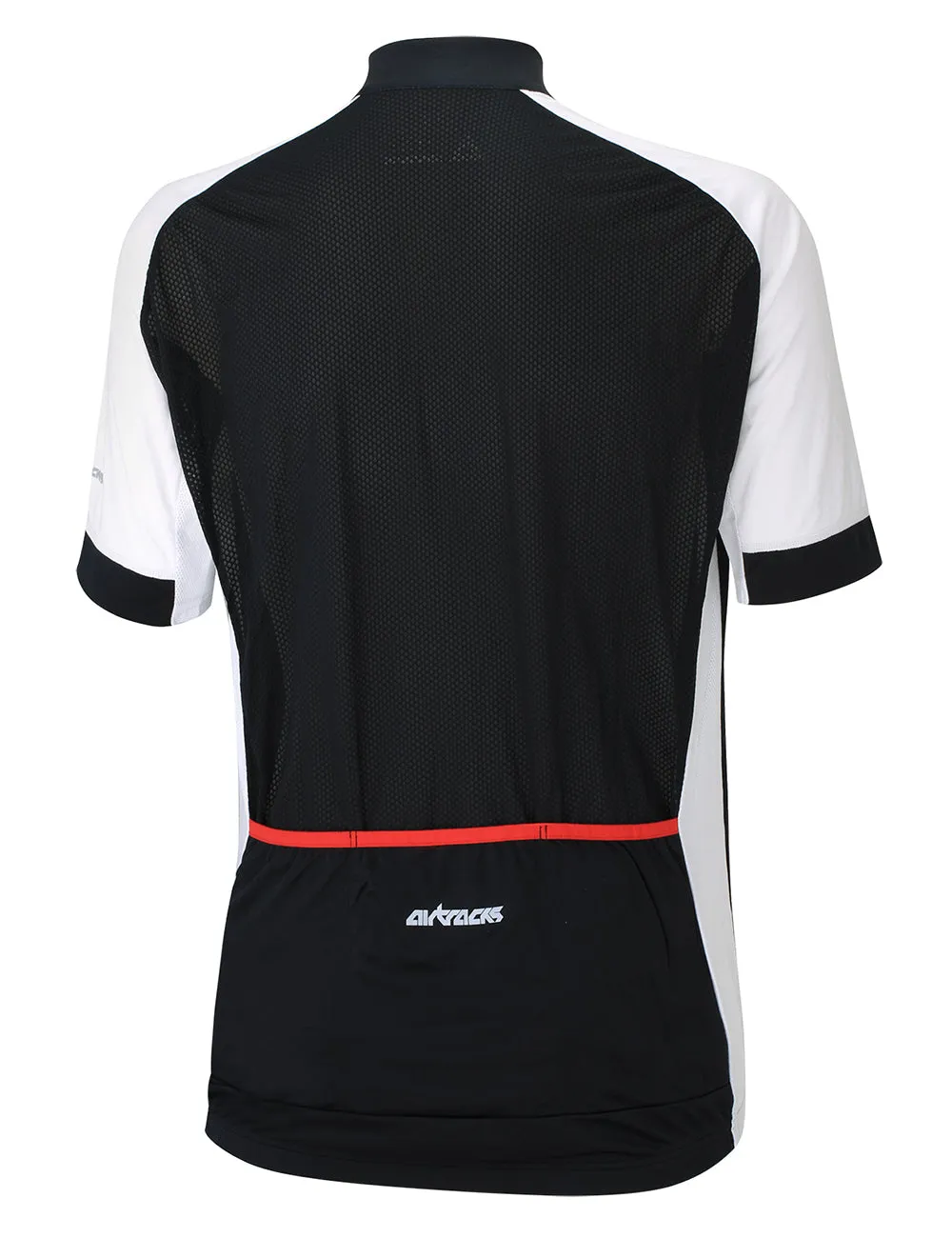 Herren Fahrradtrikot Kurzarm Pro Line Schwarz-Weiss Setprodukt