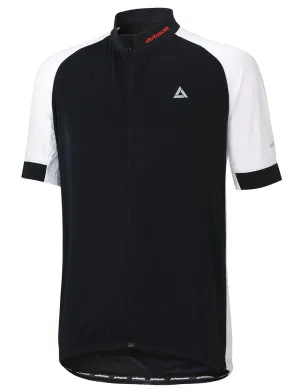 Herren Fahrradtrikot Kurzarm Pro Line Schwarz-Weiss Setprodukt
