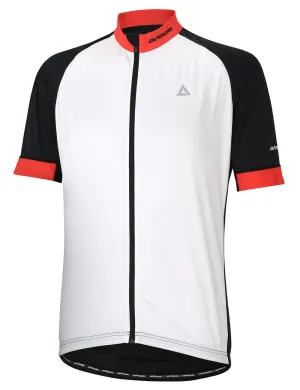 Herren Fahrradtrikot Kurzarm Pro Line Weiss-Schwarz-Rot Setprodukt