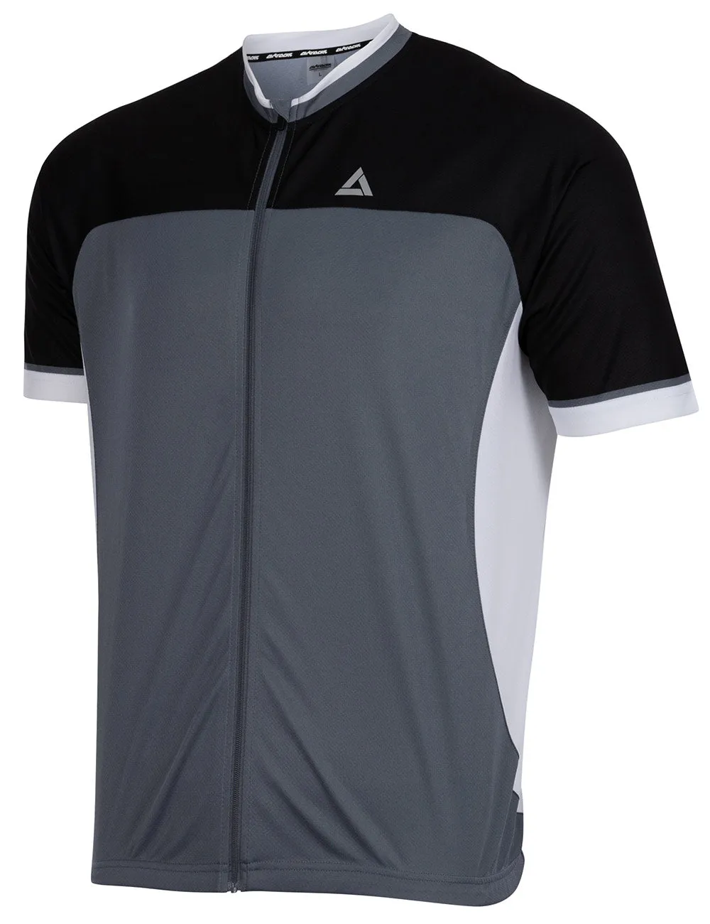 Herren Fahrradtrikot Kurzarm Pro T II Grau-Schwarz Setprodukt